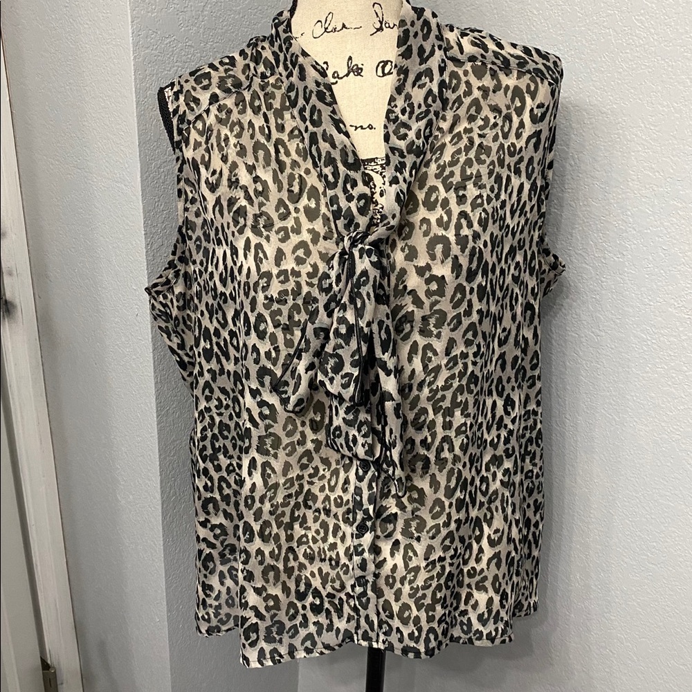 Animal Print Top